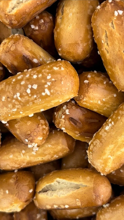 Utz Sourdough Pretzel Nuggets 52 oz Barrel – Sturdy Travel Snack for Road Trips, Boating, and Camping Adventures