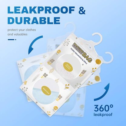Vacplus Hanging Desiccant Bags – Rugged Humidity Control for Camping Trailers and Car Trunks, Cordless