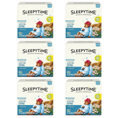 valerian root combined with chamomile, spearmint, lemongrass, hawthorn, and tilia flowers