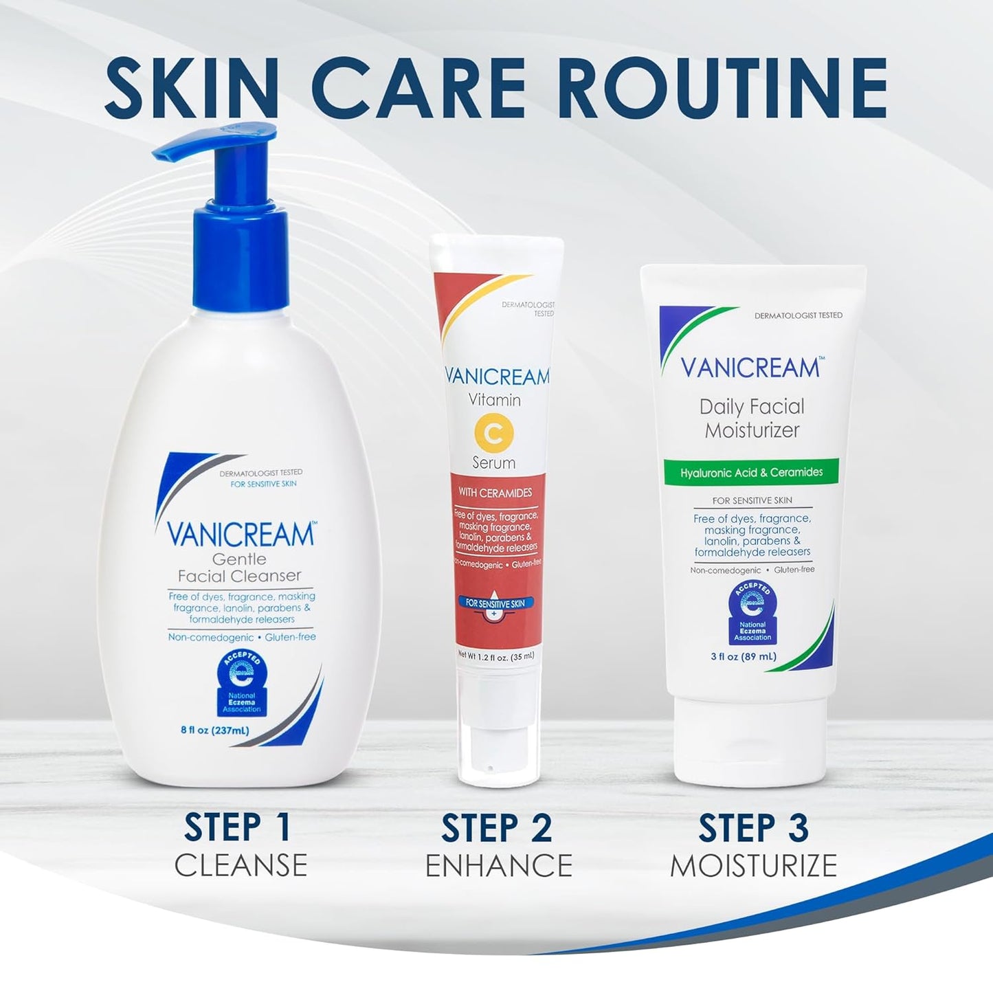 Vanicream Daily Facial Moisturizer with Ceramides and Hyaluronic Acid - Practical Birthday Gift for Her with Reactive or Eczema Prone Skin