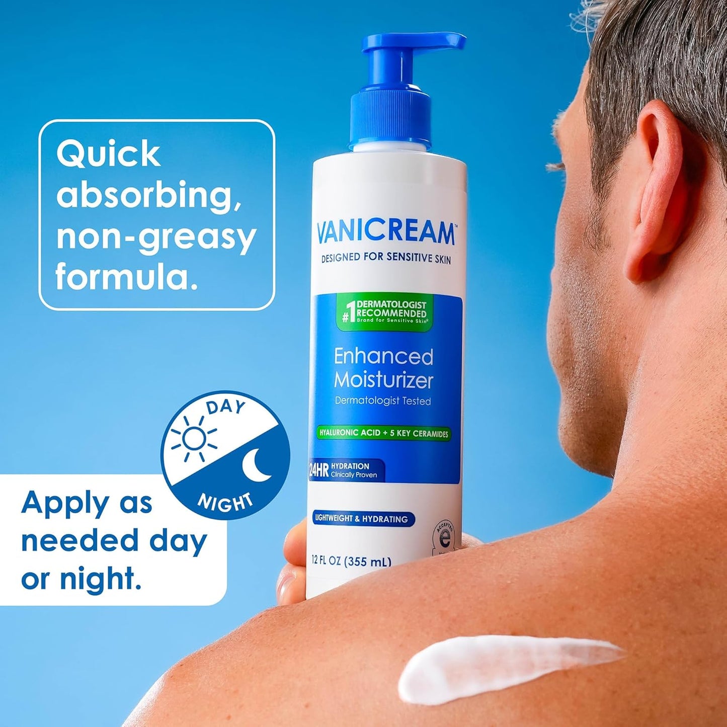 Vanicream Daily Moisturizer – Fragrance-Free Hydrating Lotion for Mindful Self-Care and Bath Time Reset