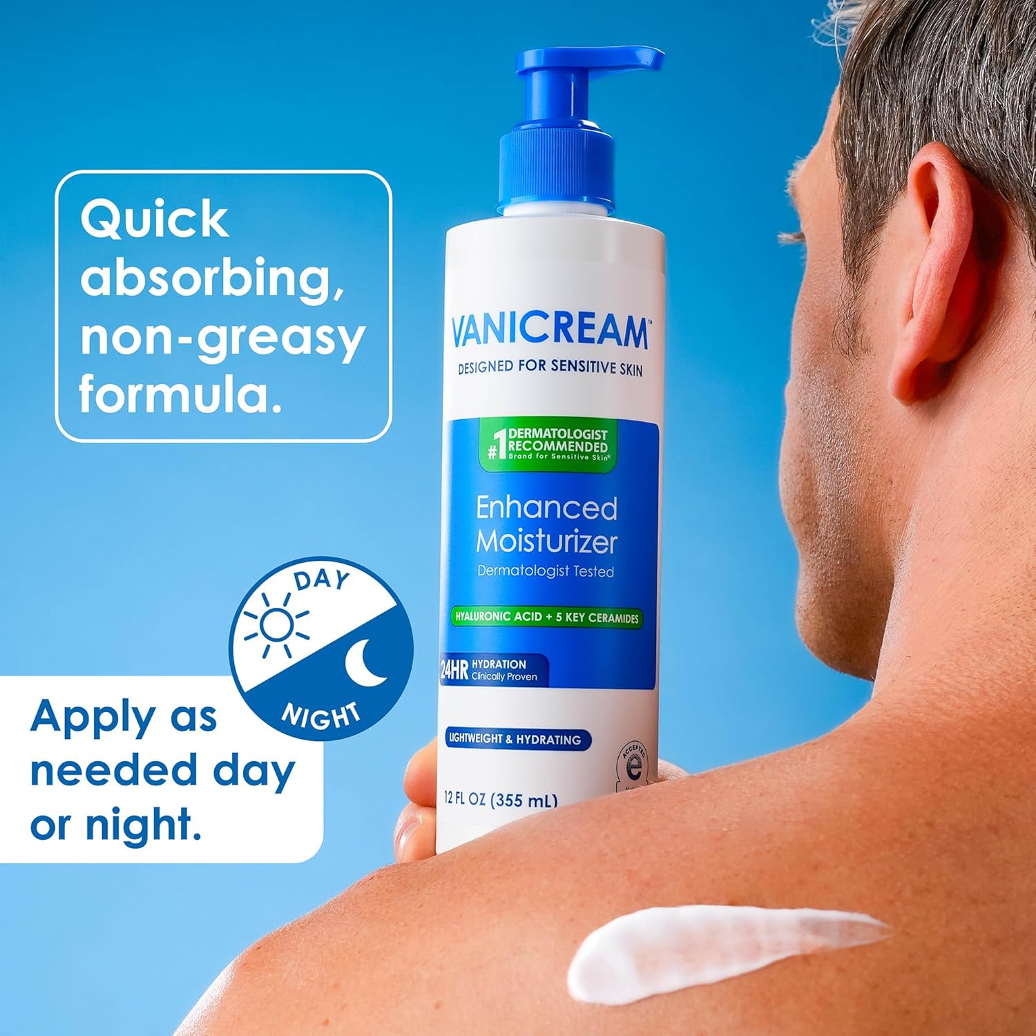 Vanicream Daily Moisturizer – Fragrance-Free Hydrating Lotion for Mindful Self-Care and Bath Time Reset