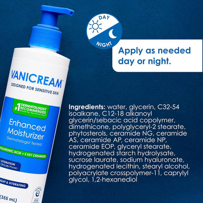 Vanicream Daily Moisturizer – Fragrance-Free Hydrating Lotion for Mindful Self-Care and Bath Time Reset