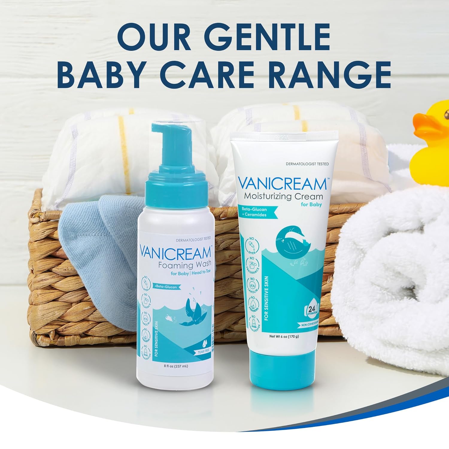 Vanicream Moisturizing Cream for Baby – Clean, Minimal-Ingredient Moisturizer Trusted by Parents of Sensitive Children