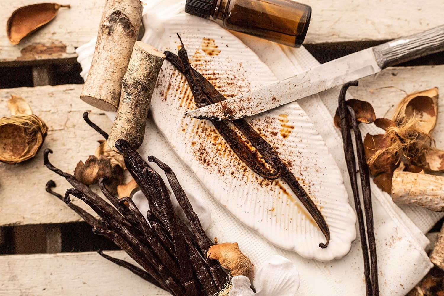 Vanilla Bean Kings 10 Fresh Madagascar Vanilla Pods - Intensely Aromatic Whole Beans for Fragrant Homemade Extract