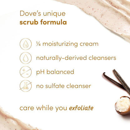 vanilla sugar and shea butter scent with hypoallergenic, sulfate-free formulation