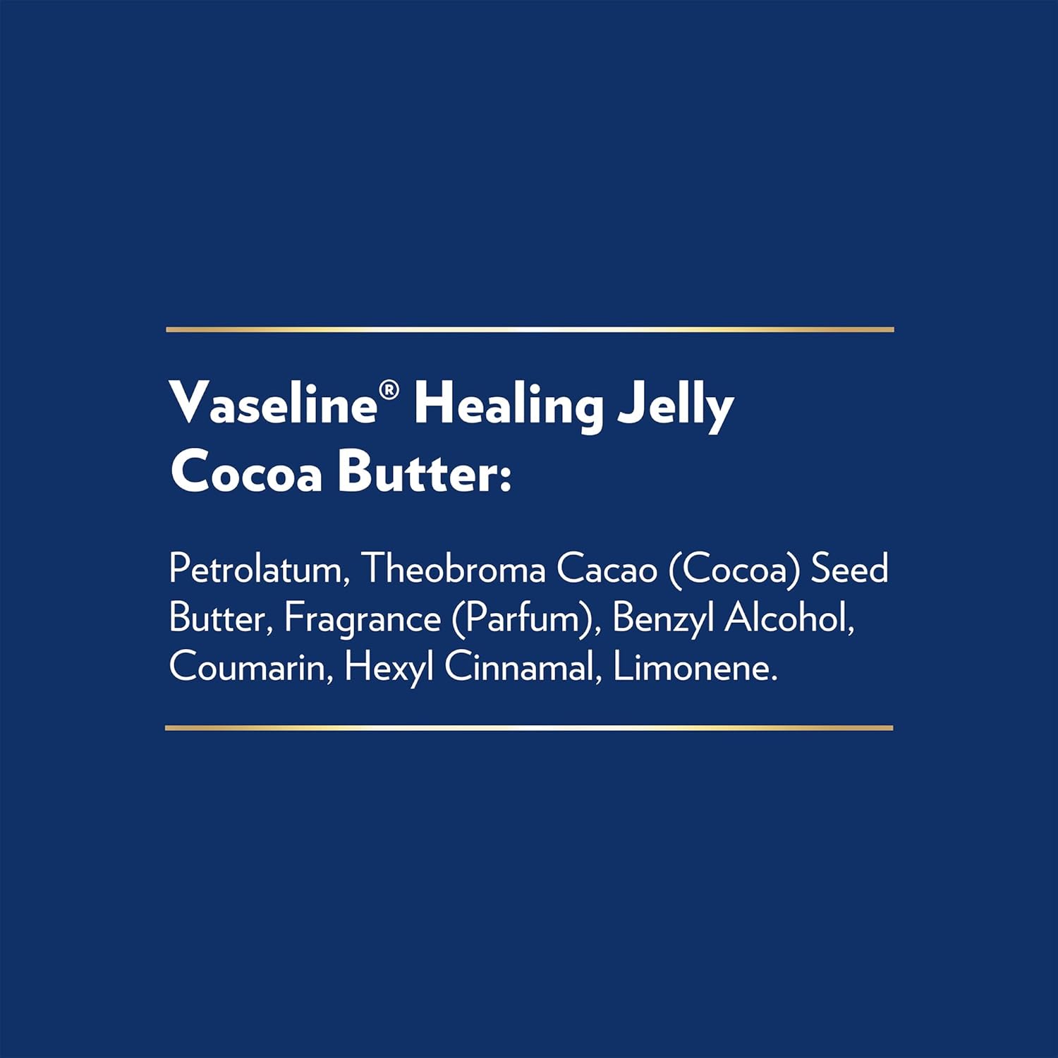 Vaseline Blueseal Cocoa Butter Petroleum Jelly – Self-Care Nightstand Essential for Overnight Lip, Heel and Elbow Repair