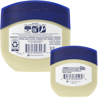 Vaseline Cocoa Butter Healing Jelly Two-Pack – Single-Jar Minimalist Skincare Replacing Five Products