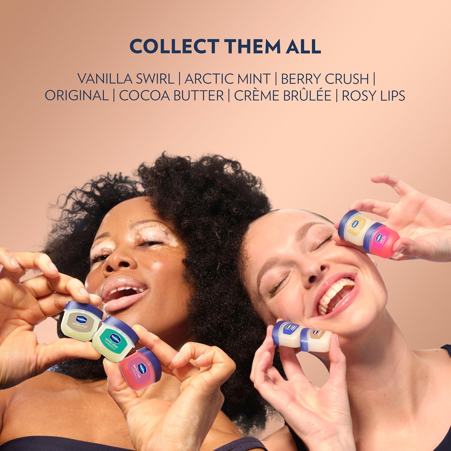 Vaseline Cocoa Butter Lip Balm Mini 2 ct – Affordable Birthday Gift for Her, Pocket-Size Dry Lip Remedy