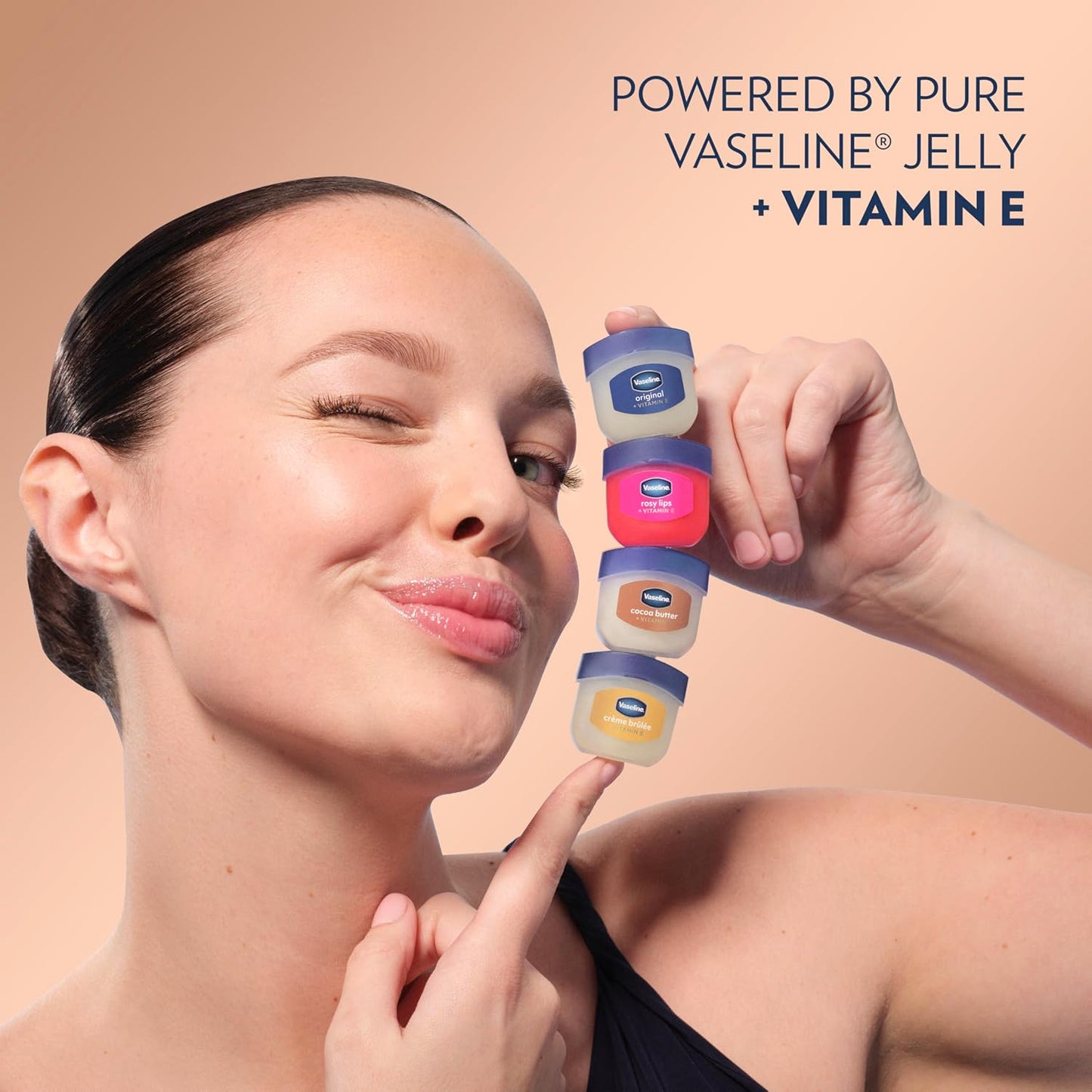 Vaseline Cocoa Butter Lip Balm Mini 2 ct – Affordable Birthday Gift for Her, Pocket-Size Dry Lip Remedy