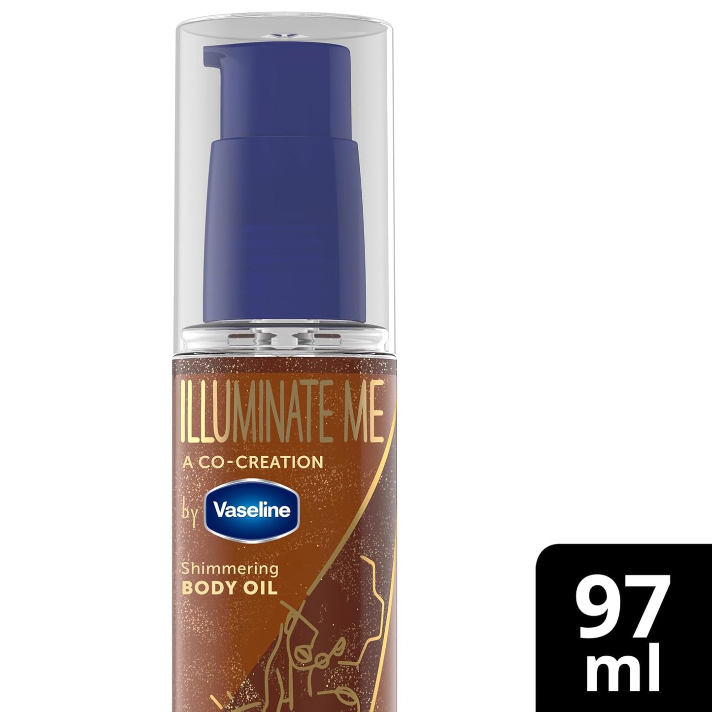 Vaseline Illuminate Me Shimmering Body Oil – Soothing Daily Hydration for the Mindful Self-Care Routine and Glow