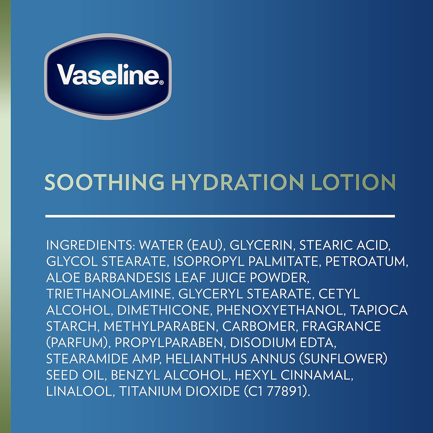 Vaseline Intensive Care Aloe Lotion – Nightstand Moisturizer for Mindful Evening Skincare