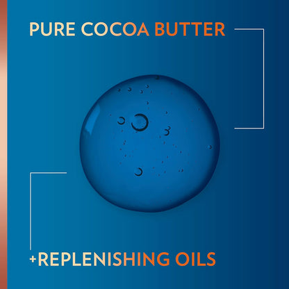 Vaseline Intensive Care Cocoa Radiant Body Gel Oil – Simple One-Step Body Moisturizer for Capsule Bathroom Routines, 6.8 oz Pack of 3