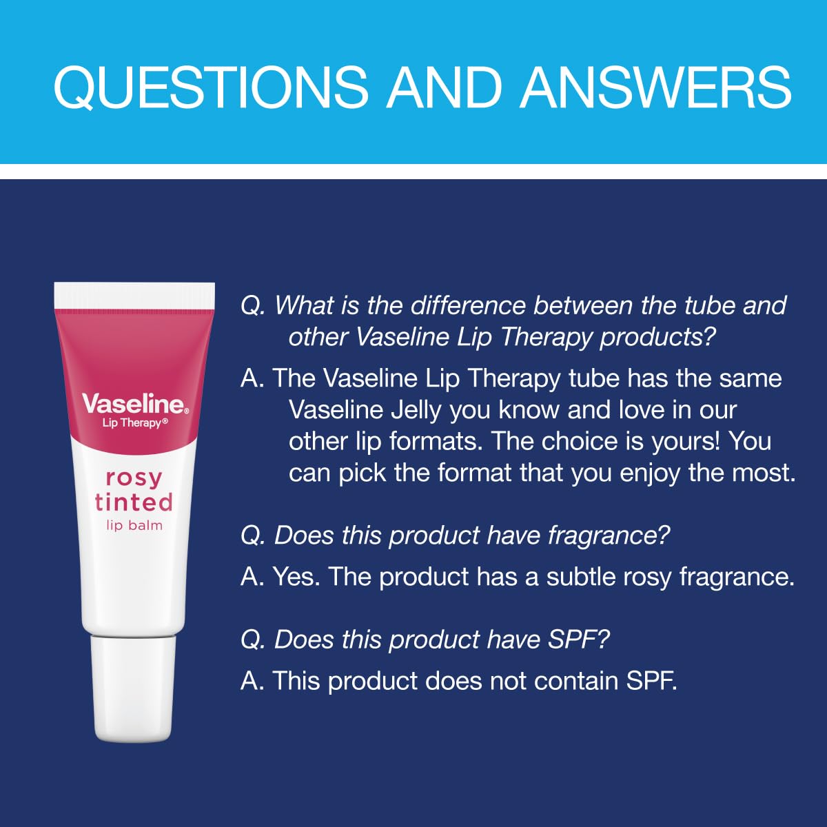 Vaseline Lip Therapy Rosy Lips Moisturizing Lip Balm - Affordable Stocking Stuffer for Her