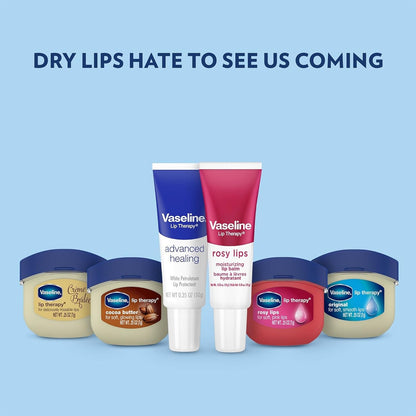 Vaseline Rosy Lips Single Mini Jar – Understated Tinted Lip Balm for a Clean Vanity Setup