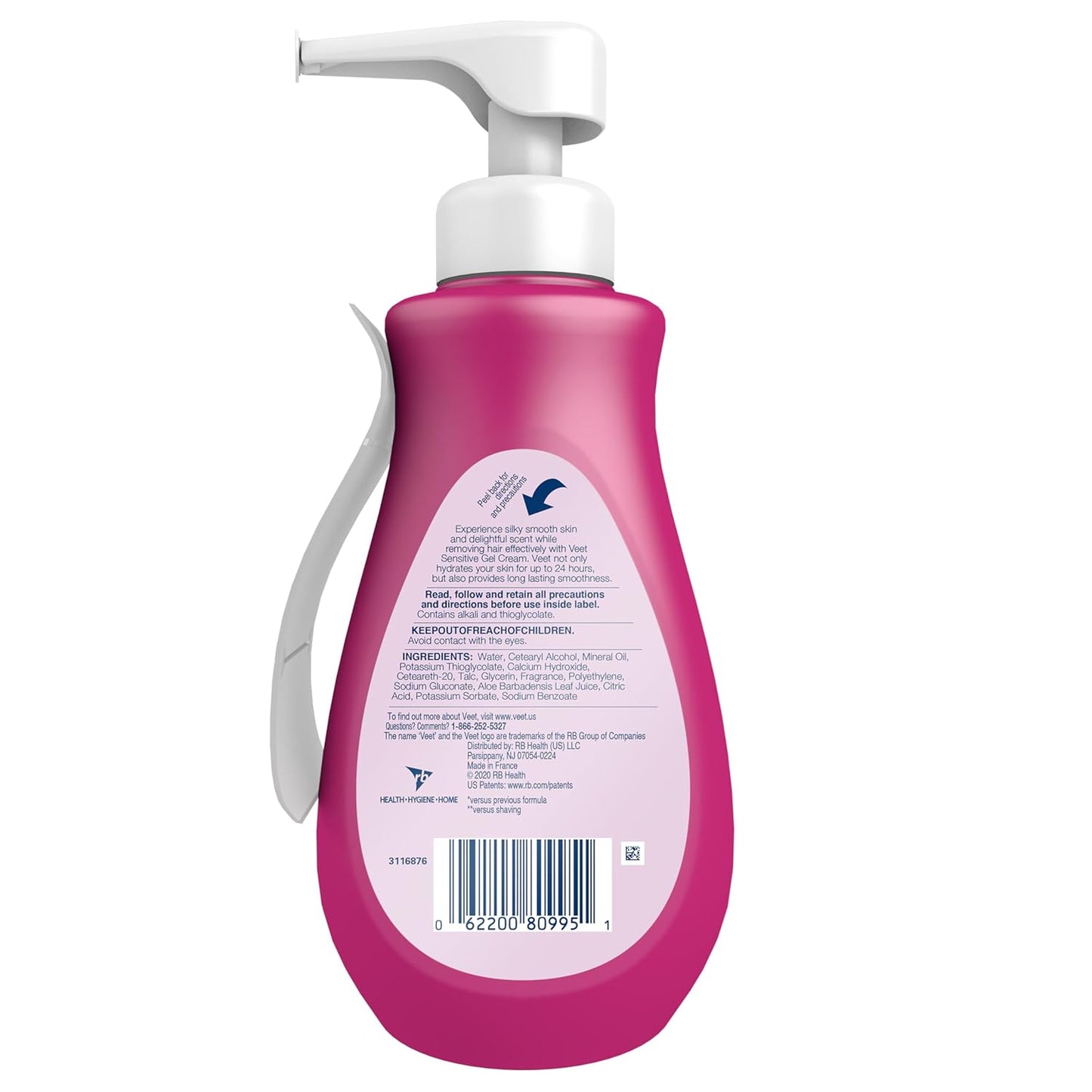 Veet Botanical-Infused Depilatory Gel – Luxury Hair Removal with Fresh Aloe & Violet Blossom Elegance