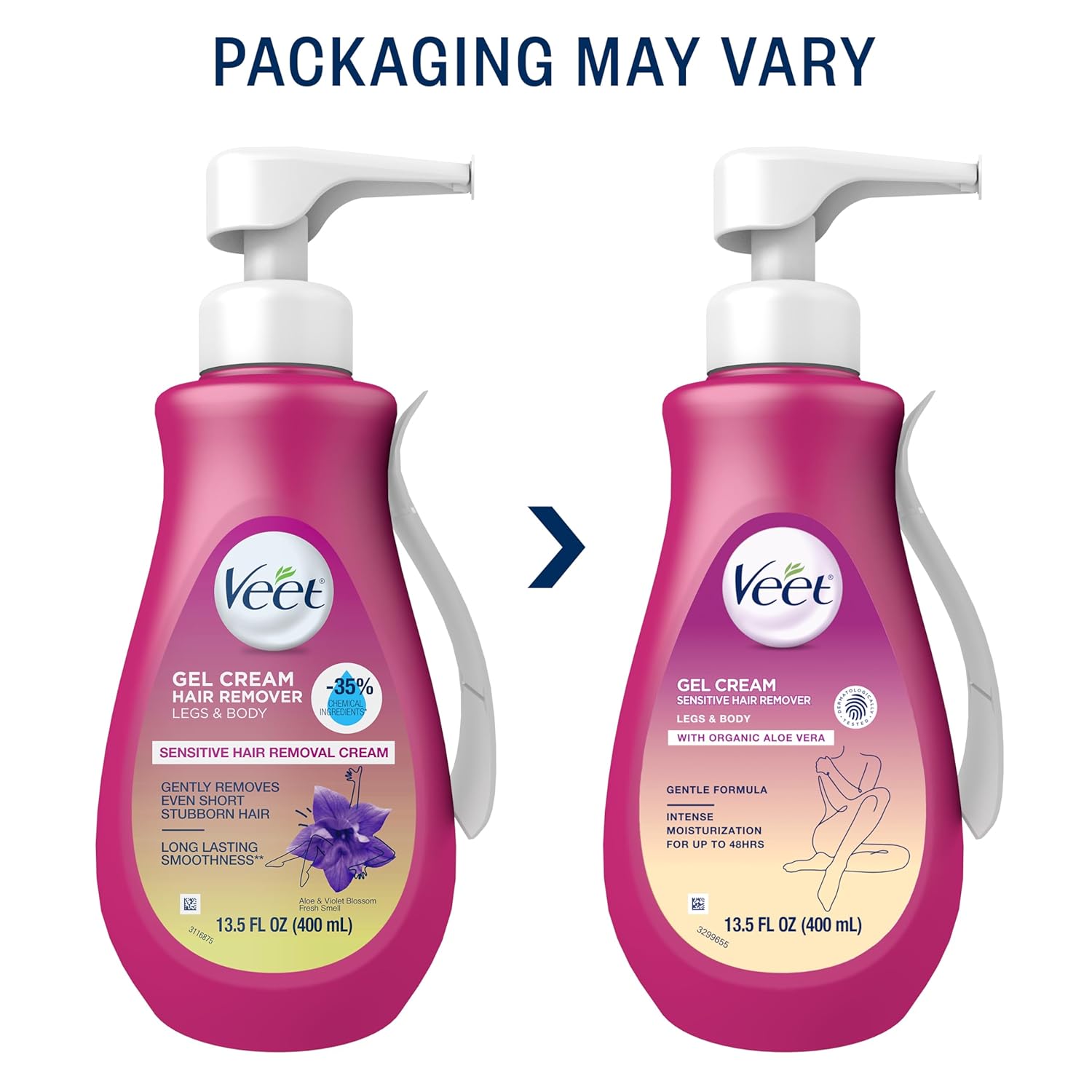 Veet Botanical-Infused Depilatory Gel – Luxury Hair Removal with Fresh Aloe & Violet Blossom Elegance