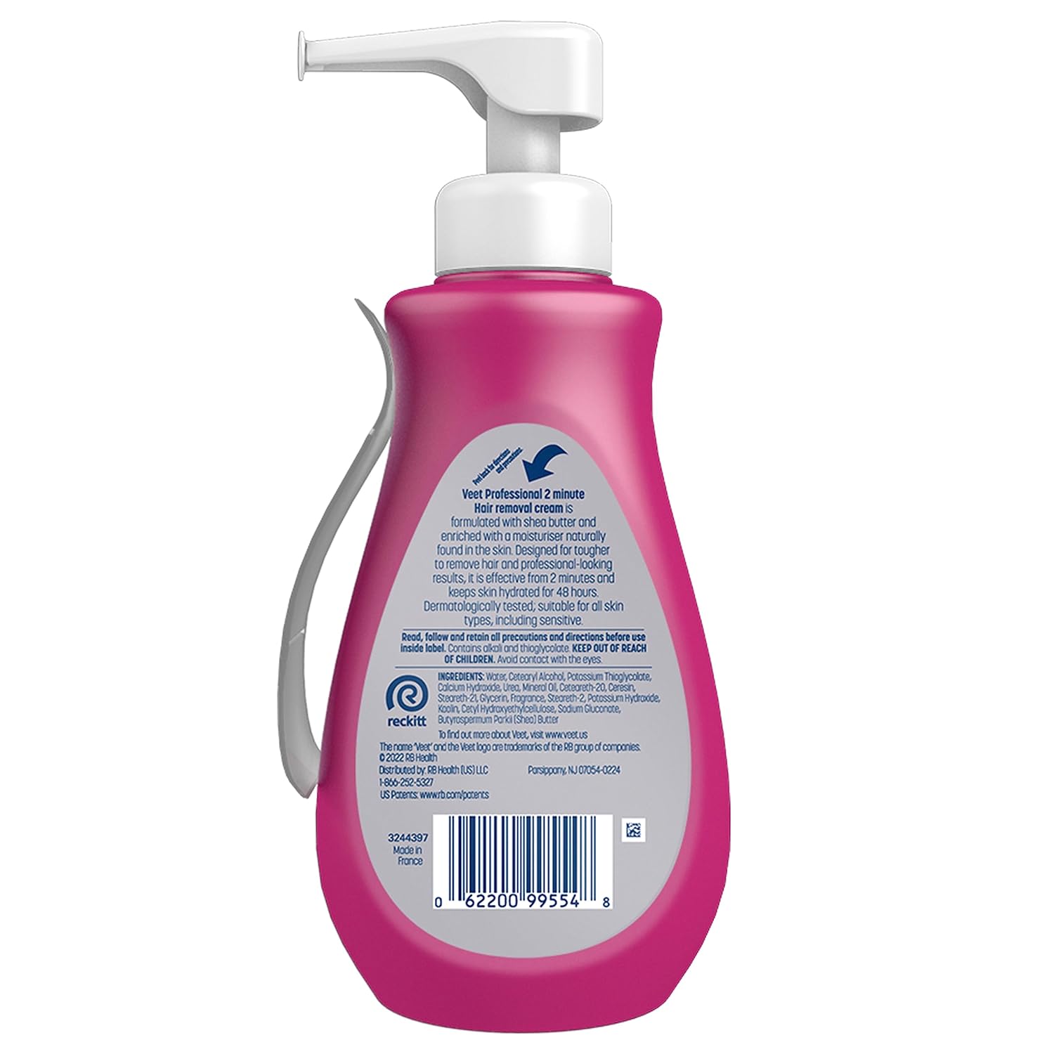 Veet Depilatory Gel for Sensitive Skin – Non-Irritating Full Body Hair Removal in 2 Minutes