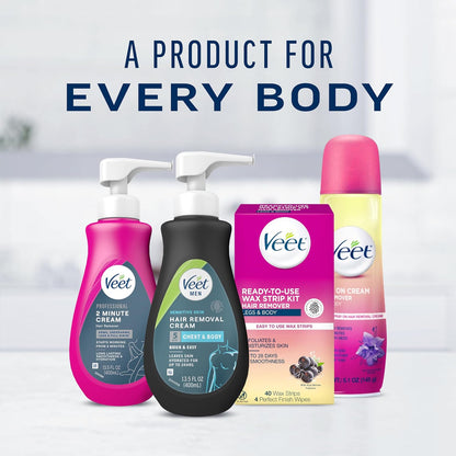 Veet for Men Depilatory Gel – Chemical-Free Irritation Risk, Dermatologist-Tested Body Hair Solution