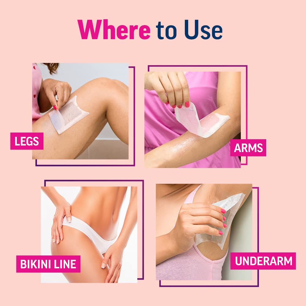 Veet Full Body Waxing Kit for Normal Skin – Travel-Ready Hair Removal for Vacation Prep