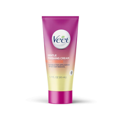 Veet Sensitive Skin Depilatory Cream with Organic Aloe Vera – Spa-Like At-Home Grooming Ritual, Raspberry and Violet Scented