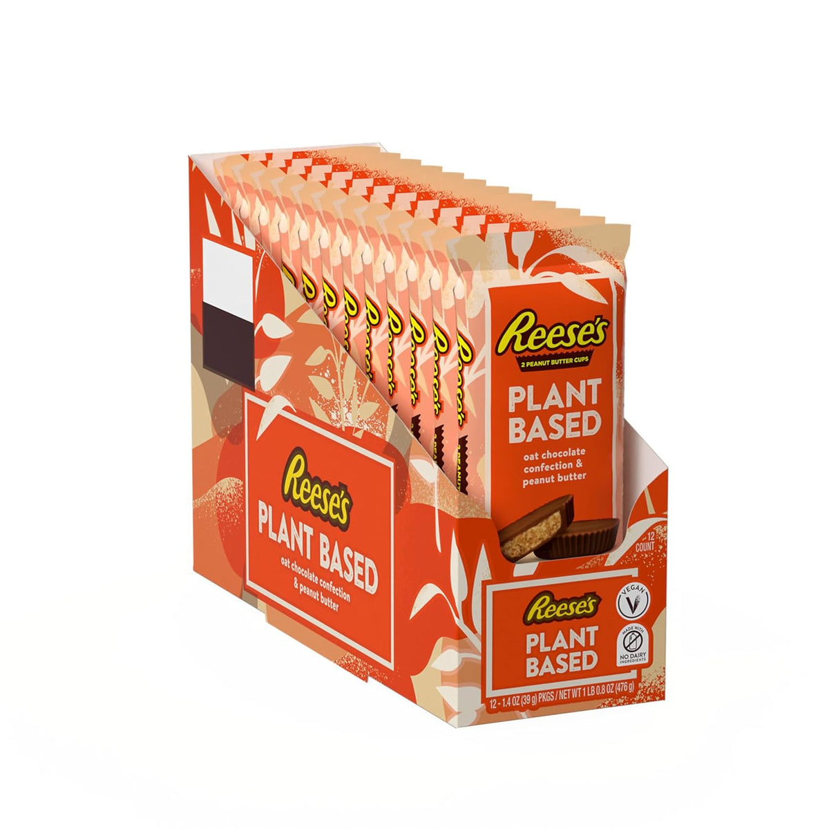 vegan certified formulation with peanut butter filling