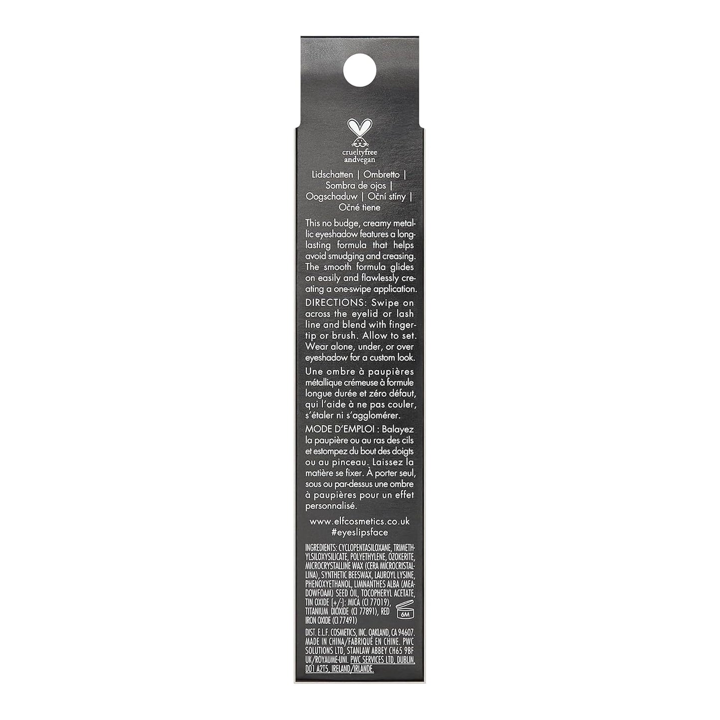 vegan, cruelty-free, leaping bunny certified formulation free from sulfates