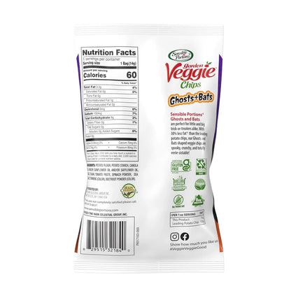 vegetable-based (garden veggie) chip base rather than potato