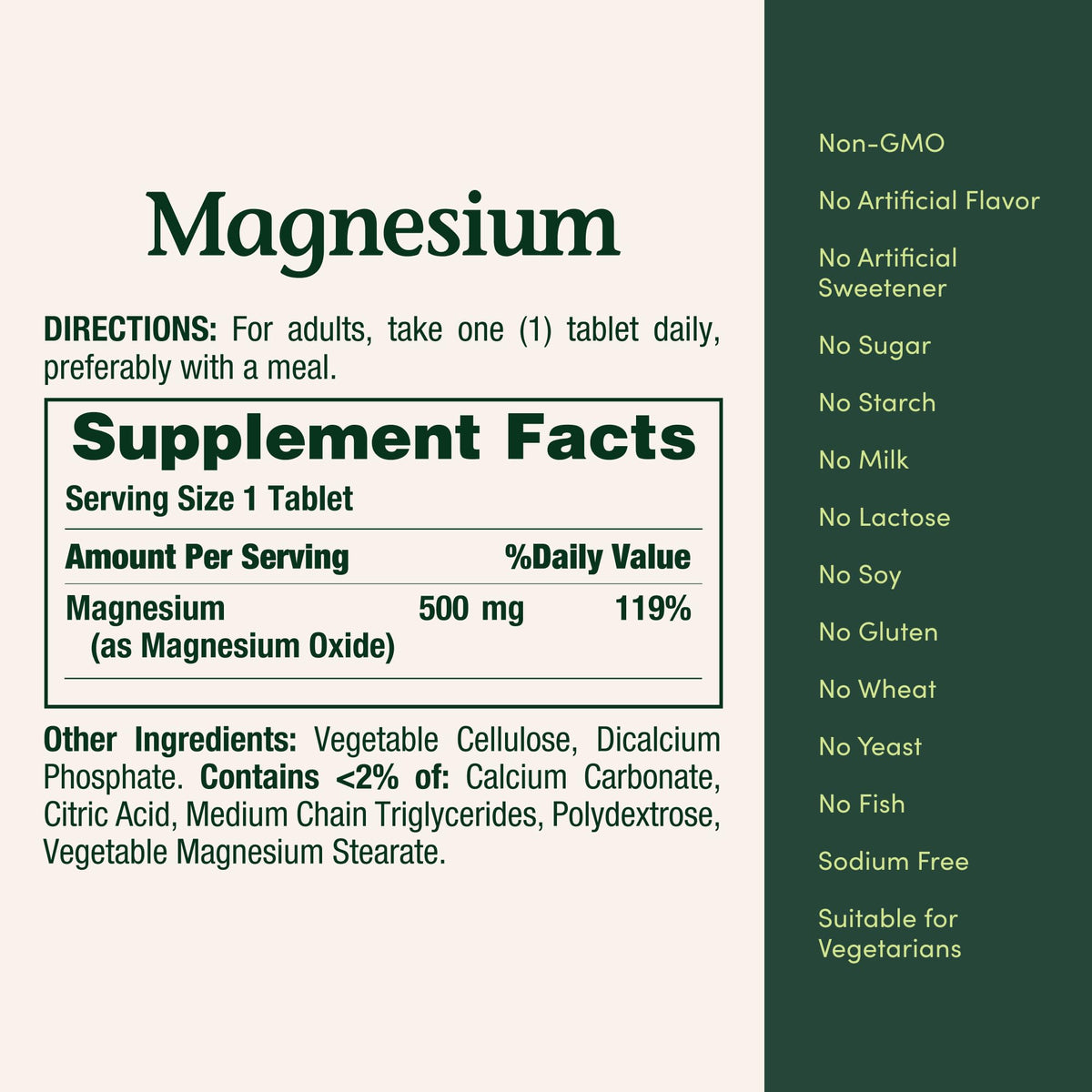 vegetarian-certified dietary compatibility
