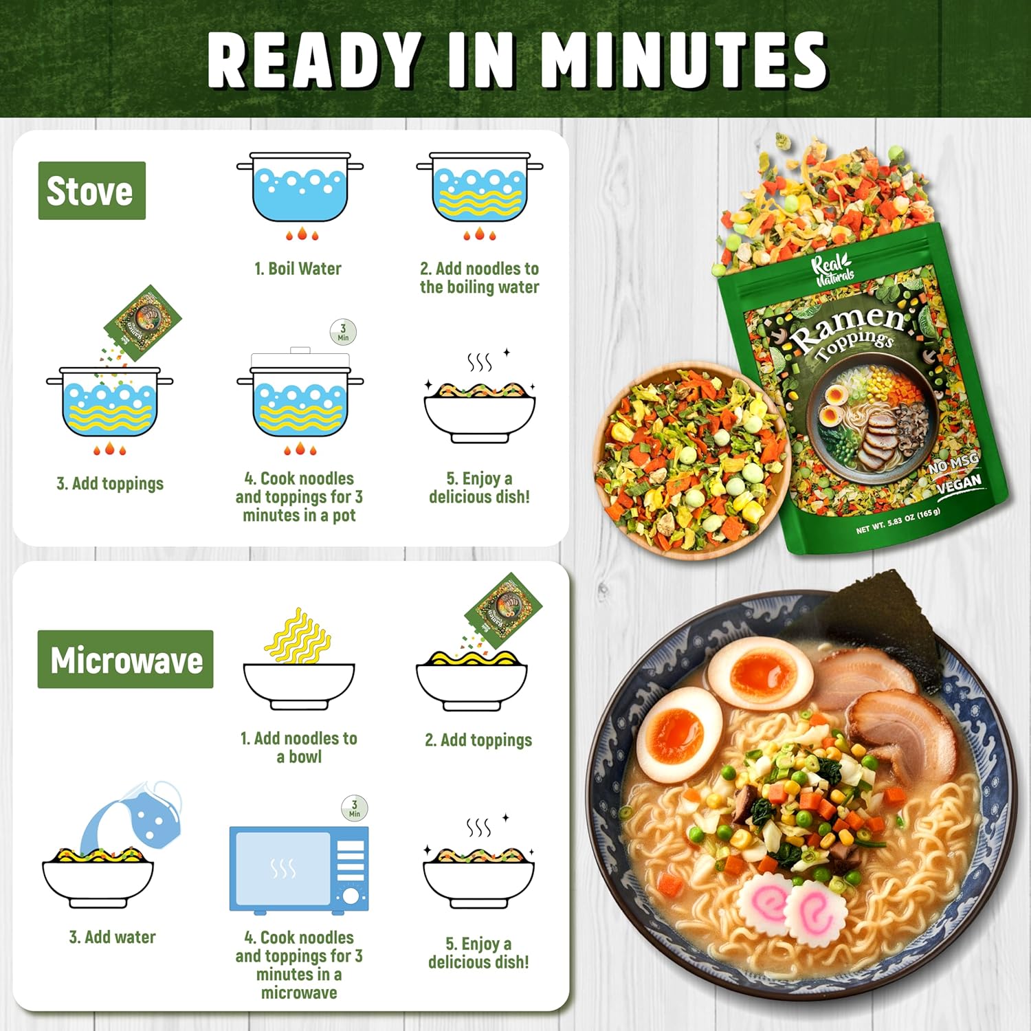VeggieRush Freeze-Dried Veggie Mix – Nourishing Pantry Staple for Mindful Meal Prep