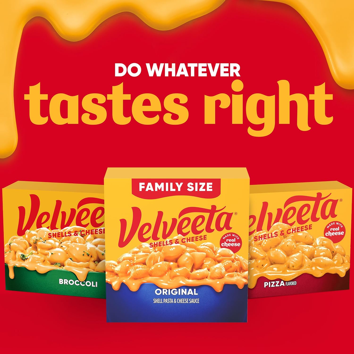 Velveeta Shells & Cheese Original 24 oz Box – Quick Weeknight Pasta Side for Kids Lunches and Dinner Tables