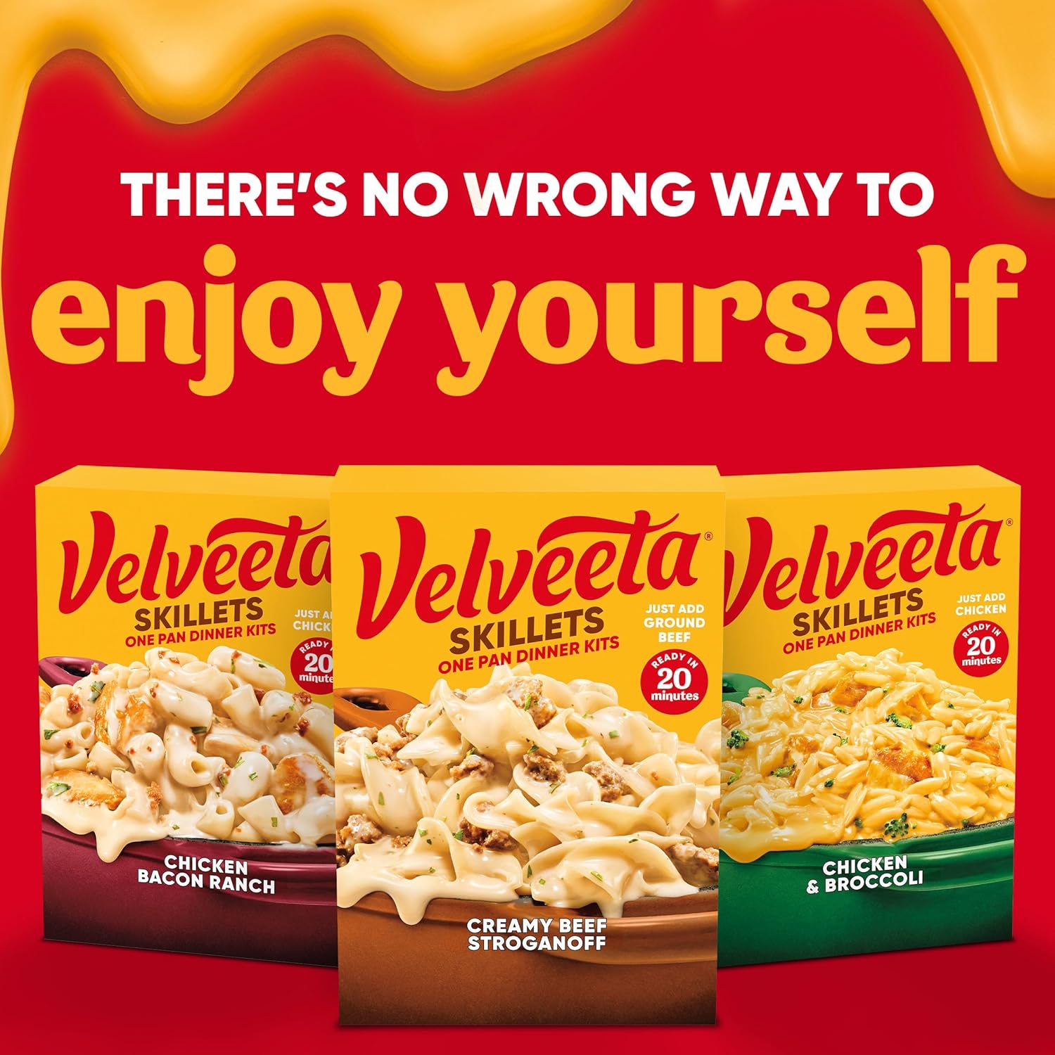 Velveeta Skillets Creamy Beef Stroganoff – Stress-Free Family Comfort Meal, Ready in 20 Minutes