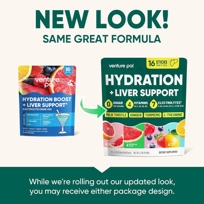Venture Pal Electrolyte + Liver Support Powder – Calm Focus Hydration for Study Sessions