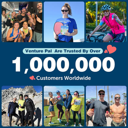 Venture Pal Single Serve Hydration Sticks – Travel Friendly Electrolytes for Airports, Cycling and Backpacking