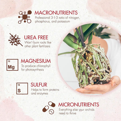 versatile application method—poked into soil holes or sprinkled on the potting surface