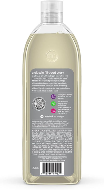 vetiver + amber warm, earthy scent profile