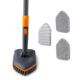 CLEANHOME 3-Head Car Detailing Kit – Extendable Handle for RV, Truck, and Exterior Panel Washing