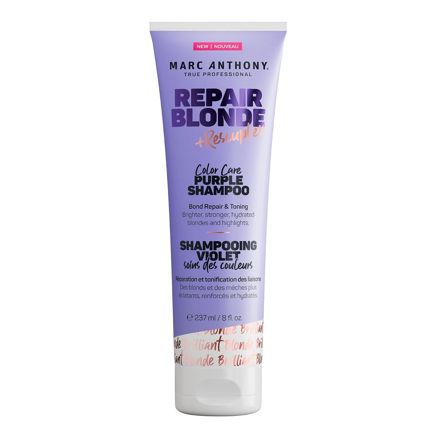violet pigment that visually neutralizes yellow and orange brassy tones