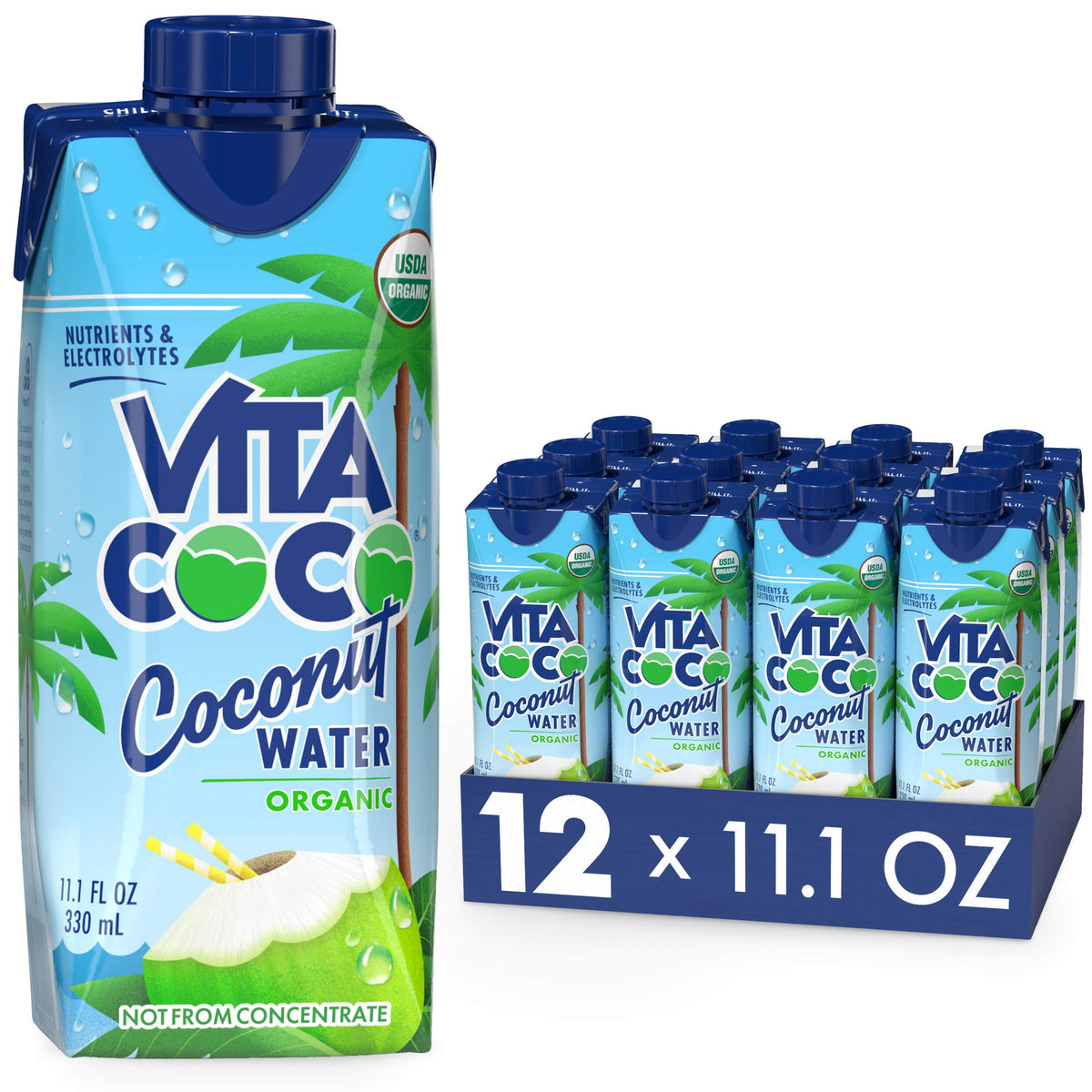 Vita Coco Pure Coconut Water – Lightweight Resealable Pack for Backpacking and Outdoor Adventures
