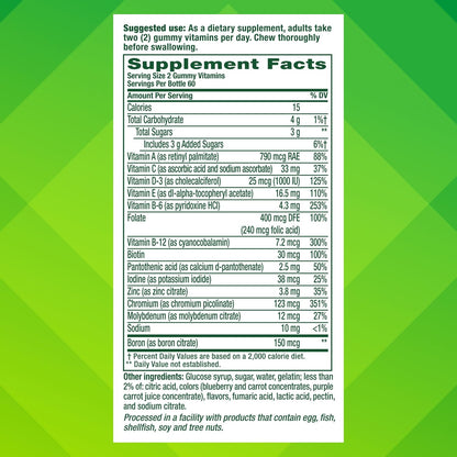 Vitafusion Men's Daily Gummy Multivitamin – Less-Is-More Approach to Comprehensive Men's Nutrition