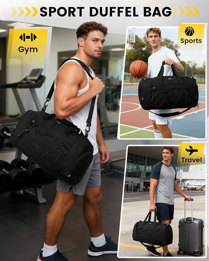 Vorspack Gym Bag - Patio and Poolside Ready, Lightweight Sports Duffle for Swimmers and Athletes