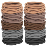 LUXELE Ponytail Elastics – Streamlined 120 Piece Set for Less-Is-More Bathroom Counters