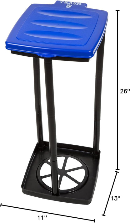 Wakeman Outdoors Compact Trash Station – Effortless 13-Gallon Collapsible Bin for Clutter-Free Recycling Corners and Mudrooms
