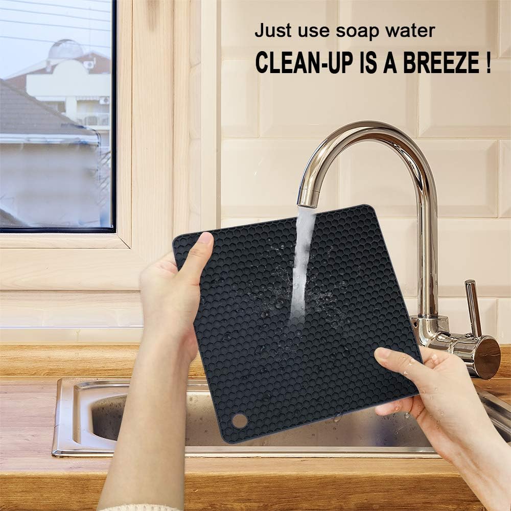 Walfos Silicone Trivet Mat – Wedding Registry Must-Have, Versatile Kitchen Gift for Couples