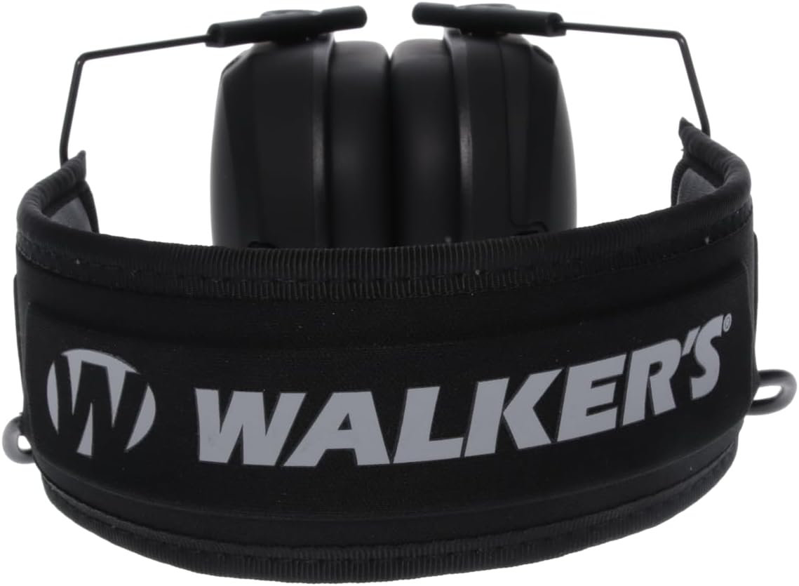 Walker's Razor Slim Electronic Muff - Certified Hearing Protection for Shooters, Hunters, and Firearms Training