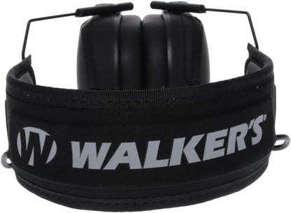 Walker's Razor Slim Electronic Muff - Certified Hearing Protection for Shooters, Hunters, and Firearms Training