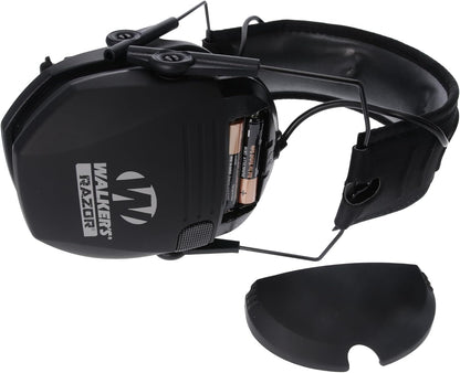 Walker's Razor Slim Electronic Muff - Certified Hearing Protection for Shooters, Hunters, and Firearms Training
