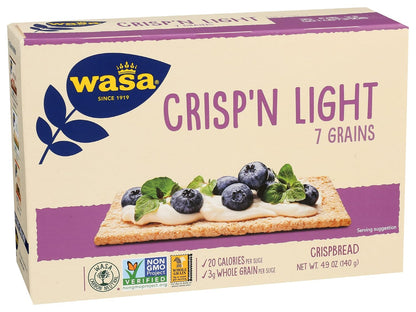 Wasa Crispbread – Clean Ingredient Snack for Minimalist Pantry, Neutral Flavor Canvas for Simple Toppings