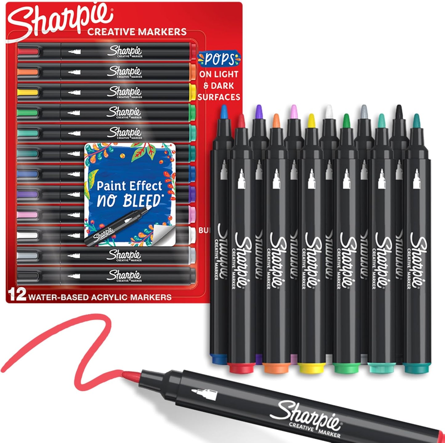 water-based acrylic ink that is water resistant and quick-drying