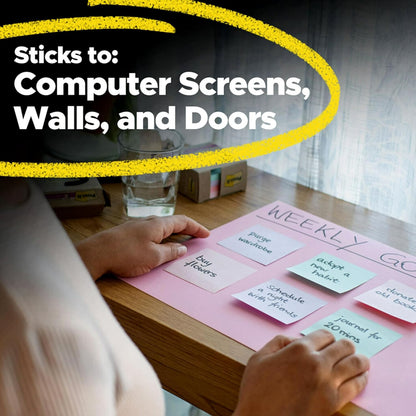 water-based adhesive that sticks firmly yet removes cleanly with no surface damage